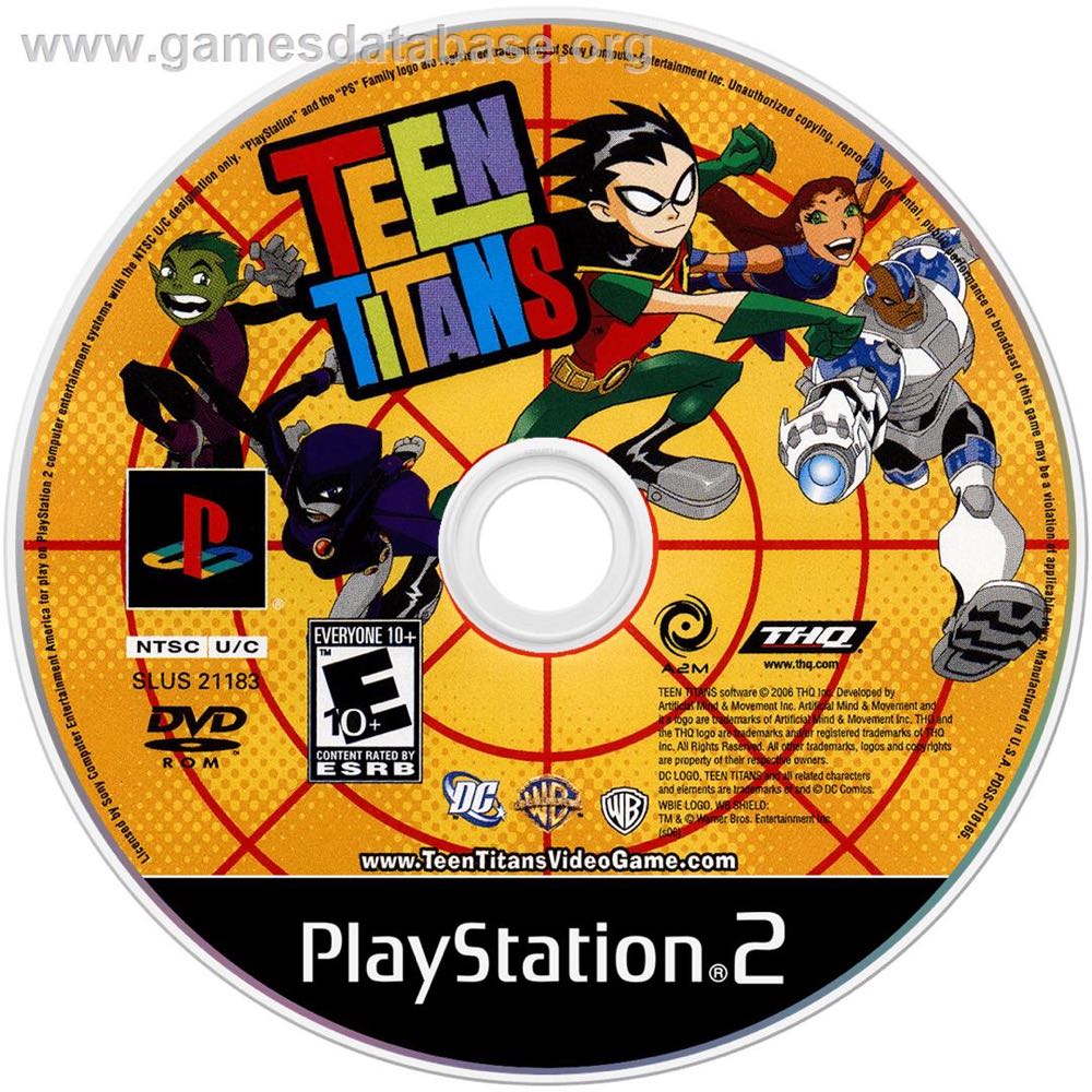 Teen Titans - Sony PlayStation 2 (PS2) (THQ - 1-4) video game collectible [Barcode 752919461006] - Main Image 3
