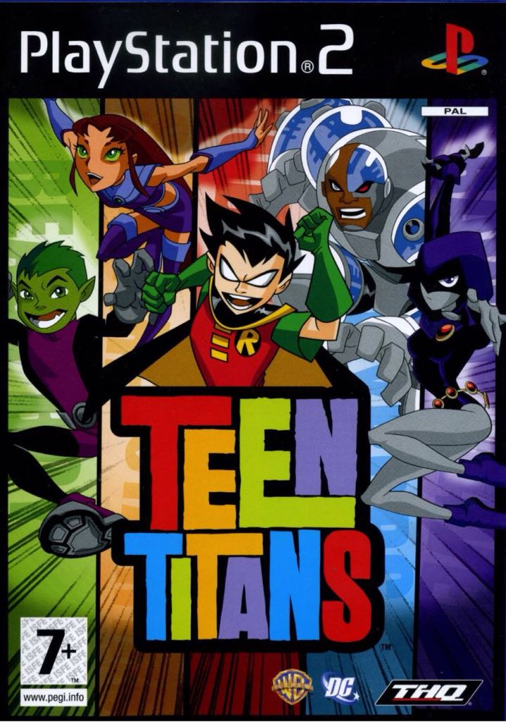 TEEN TITANS - Sony PlayStation 2 (PS2) (THQ - 1) video game collectible - Main Image 1