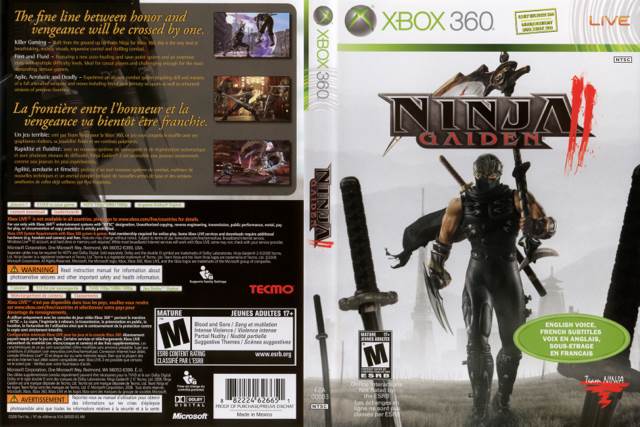 Ninja Gaiden 2 - Microsoft Xbox 360 (Microsoft Game Studios - 1) video game collectible [Barcode 882224626682] - Main Image 2