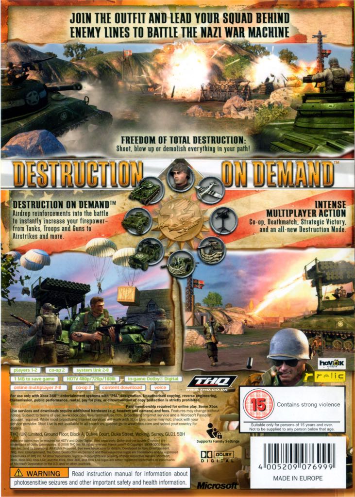 The Outfit - Microsoft Xbox 360 (THQ - 1) video game collectible [Barcode 4005209068178] - Main Image 2