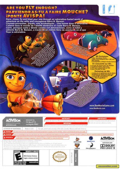 Bee Movie Game - Nintendo Wii (Activision - 1-2) video game collectible [Barcode 047875830899] - Main Image 2