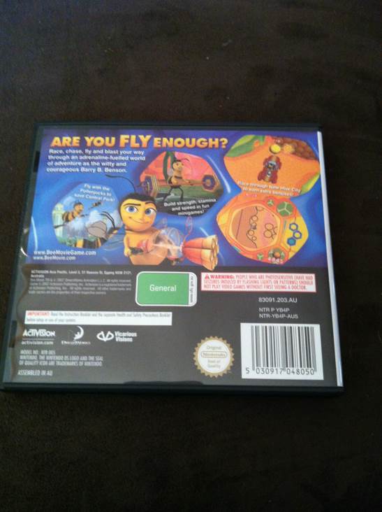 Bee Movie Game - Nintendo DS video game collectible [Barcode 5030917048050] - Main Image 2