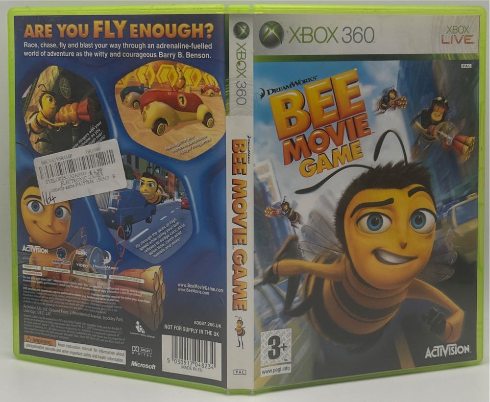 Bee Movie Game - Microsoft Xbox 360 (1-2) video game collectible [Barcode 5030917048234] - Main Image 3