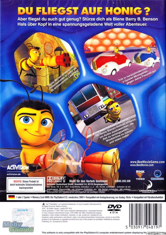 Bee Movie Game - Sony PlayStation 2 (PS2) (Activision) video game collectible - Main Image 2