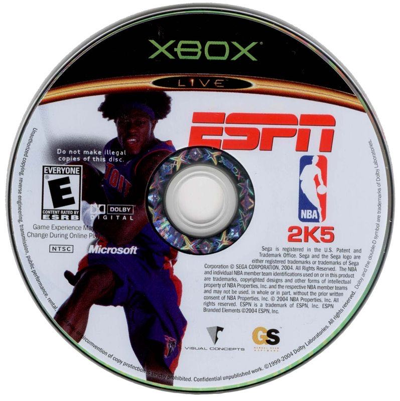 ESPN NBA 2K5 - Microsoft Xbox (Sega - 1-4) video game collectible [Barcode 10965351] - Main Image 3