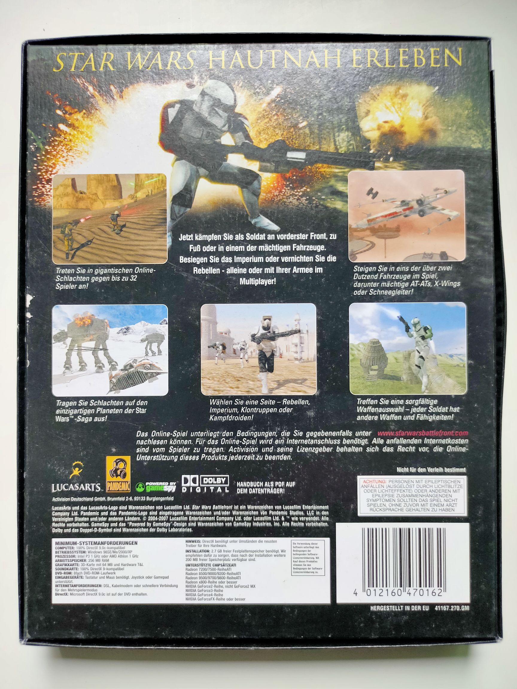 Star Wars Battlefront - PC (1) video game collectible [Barcode 4012160470162] - Main Image 2
