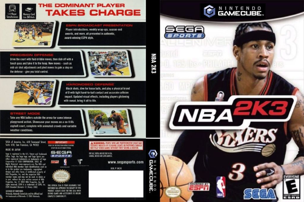 NBA 2K3 - Nintendo GameCube (Sega Sports - 2) video game collectible [Barcode 3546430104347] - Main Image 2