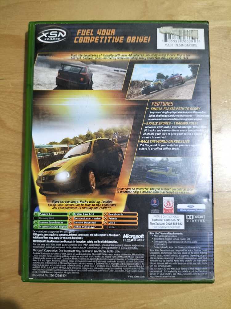 Rallisport Challenge 2 - Microsoft Xbox (Microsoft Corporation - 1) video game collectible [Barcode 805529766396] - Main Image 2