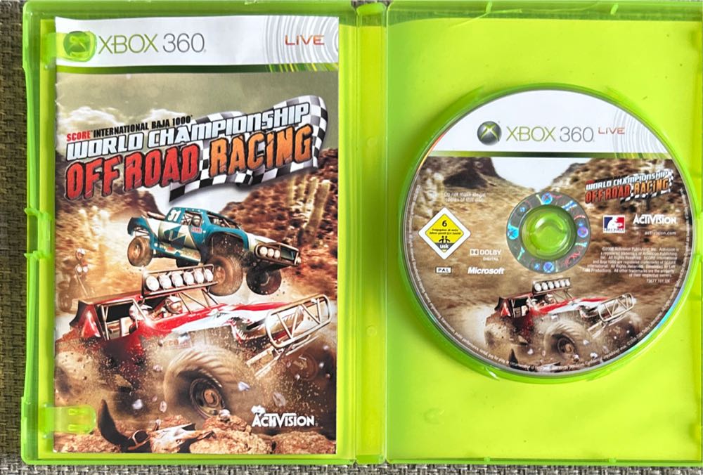 World Championship Offroad Racing - Microsoft Xbox 360 video game collectible [Barcode 5030917059537] - Main Image 3