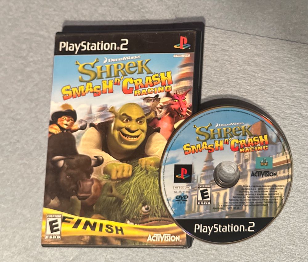 Shrek Smash N Crash - Sony PlayStation 2 (PS2) (Activision - 2) video game collectible [Barcode 047875752771] - Main Image 3