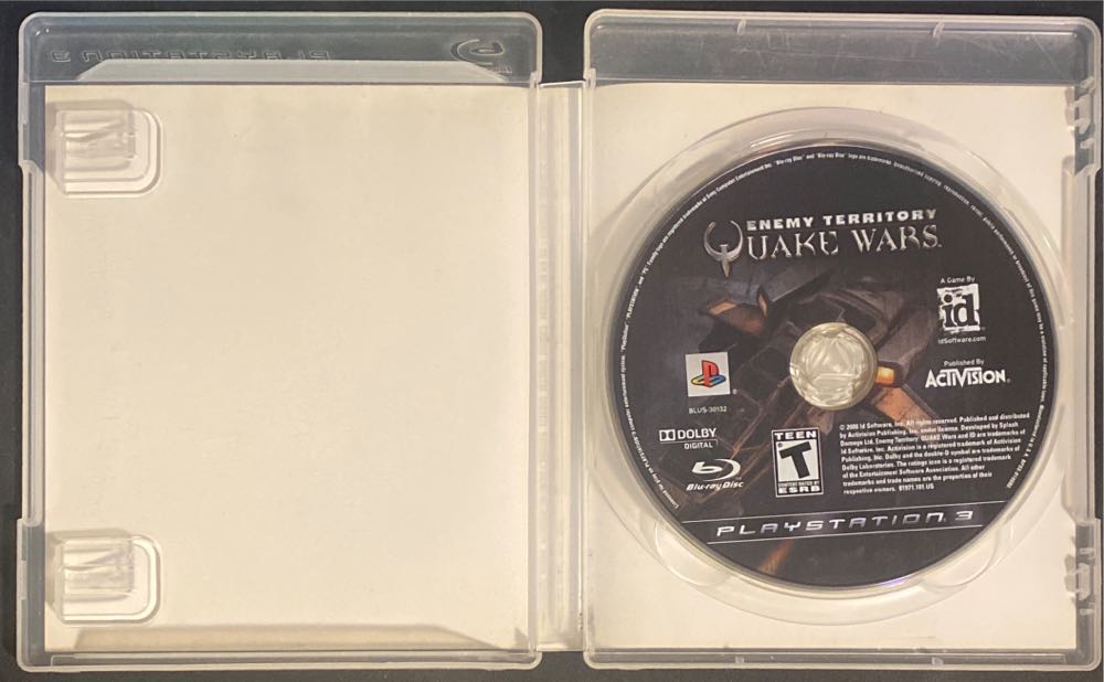 Enemy Territory: Quake Wars - Sony PlayStation 3 (PS3) (Activision - 12) video game collectible [Barcode 047875833494] - Main Image 3