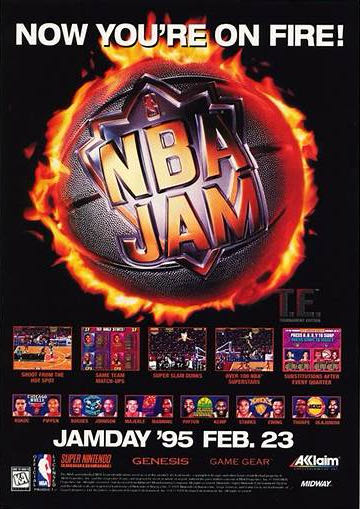 NBA Jam Tournament Edition - Sega 32X (Acclaim Enternainment - 4) video game collectible [Barcode 021481810124] - Main Image 3