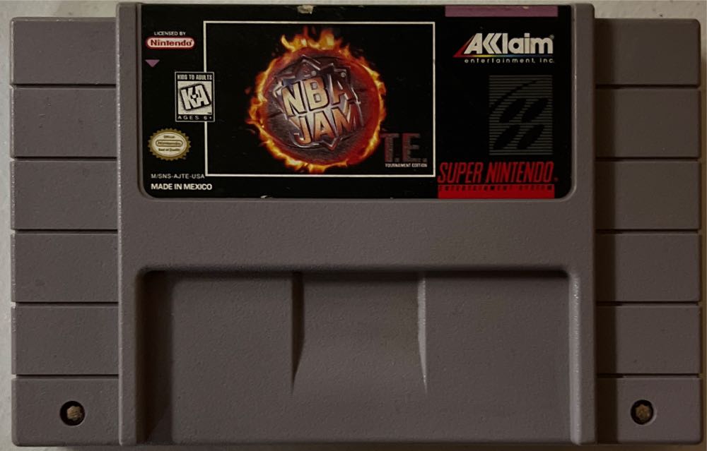 NBA Jam Tournament Edition - Nintendo Super Nintendo Entertainment System (SNES) (Acclaim - 4) video game collectible - Main Image 2