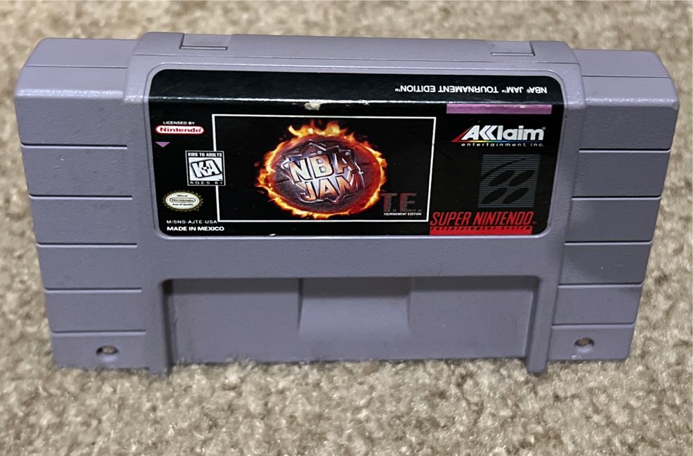 NBA Jam Tournament Edition - Nintendo Super Nintendo Entertainment System (SNES) (Acclaim - 4) video game collectible - Main Image 4