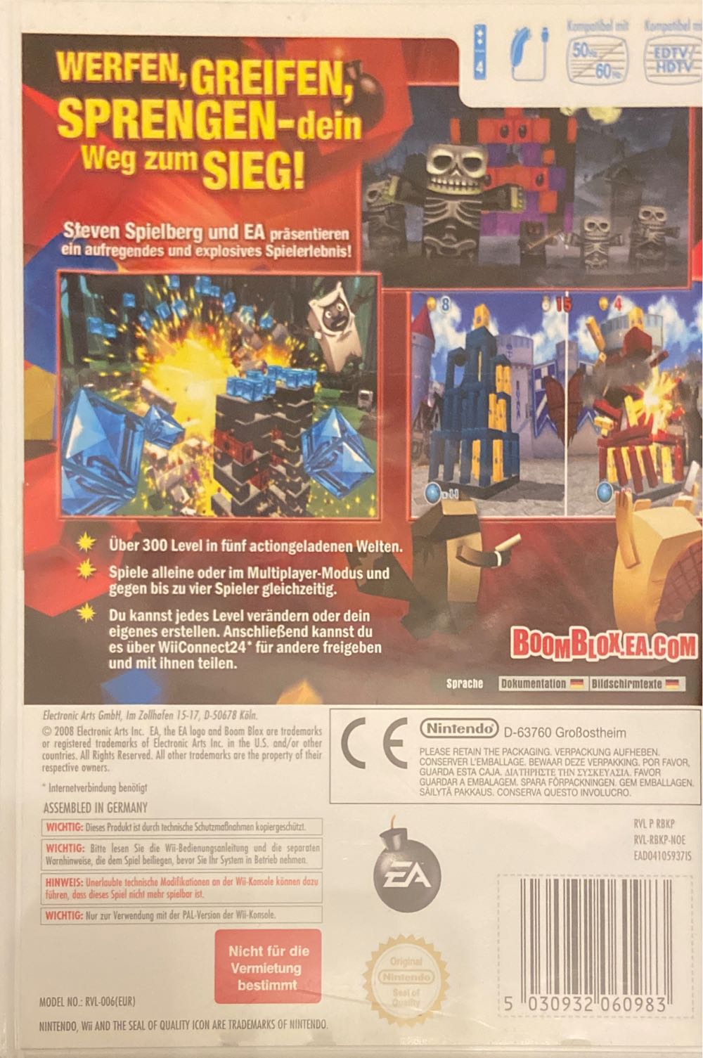 Boom Blox - Nintendo Wii (Nintendo - 4) video game collectible [Barcode 5030932060983] - Main Image 2