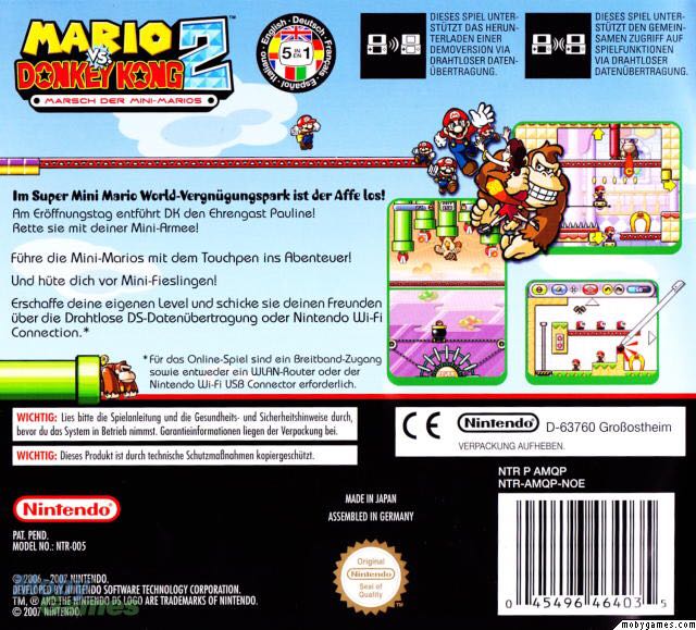 Mario Vs. Donkey Kong 2 - Nintendo DS (Nintendo - 2) video game collectible [Barcode 045496737696] - Main Image 2