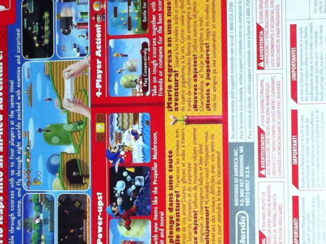 New Super Mario Bros - Nintendo Wii video game collectible - Main Image 2