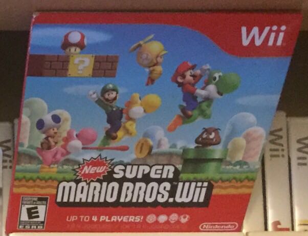 new super mario bros - Nintendo Wii video game collectible - Main Image 1
