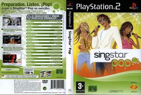 SingStar Pop - Sony PlayStation 2 (PS2) (Sony Computer Entertainment - 1-2) video game collectible [Barcode 711719100218] - Main Image 2