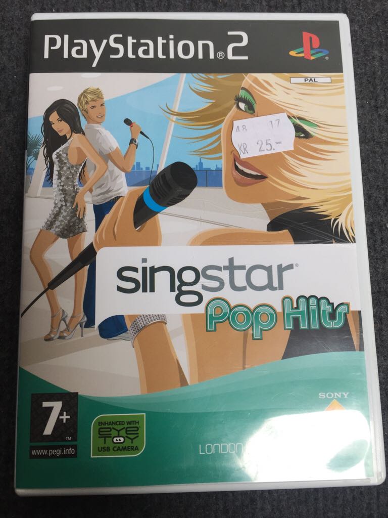 SingStar Pop - Sony PlayStation 2 (PS2) video game collectible [Barcode 711719679585] - Main Image 1