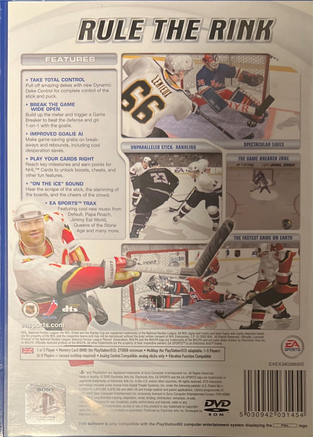 NHL 2003 - Sony PlayStation 2 (PS2) video game collectible [Barcode 5030942031454] - Main Image 2