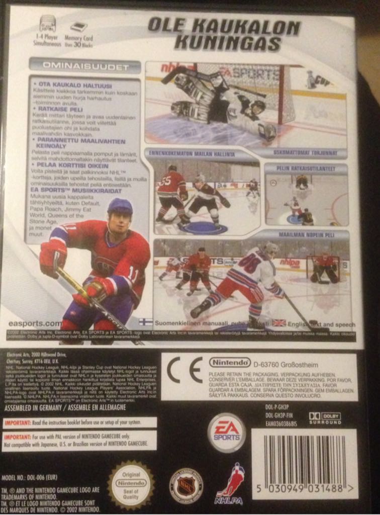 NHL 2003 - Nintendo GameCube (Ea Sports) video game collectible [Barcode 5030949031488] - Main Image 2