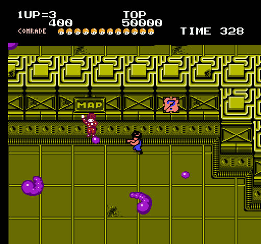 Alien Syndrome - Nintendo Entertainment System (NES) (Tengen - 1-2) video game collectible [Barcode 031763101123] - Main Image 4