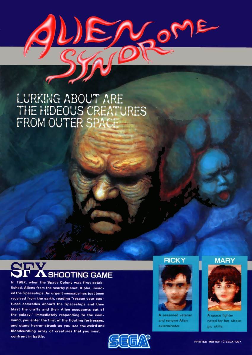 Alien Syndrome - Microsoft Xbox 360 (Sega - 1-2) video game collectible - Main Image 1
