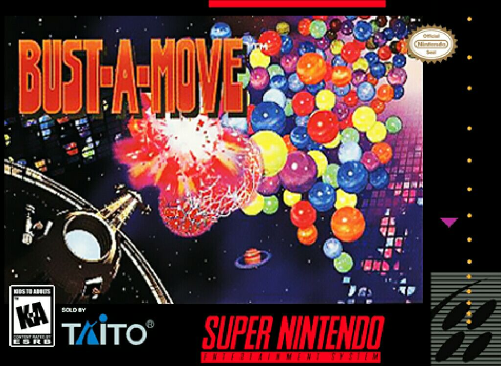 Bust a Move - Nintendo Super Nintendo Entertainment System (SNES) video game collectible - Main Image 1
