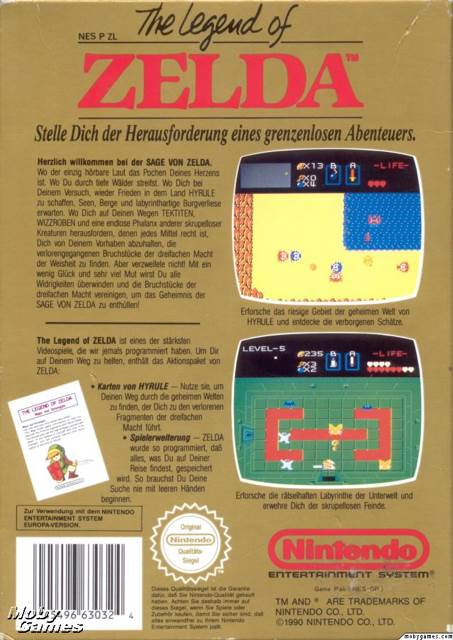 The Legend Of Zelda - Nintendo Entertainment System (NES) video game collectible - Main Image 2