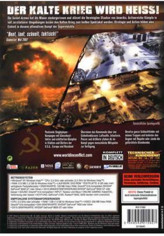 World In Conflict - PC (Sierra) video game collectible [Barcode 3348542211650] - Main Image 2