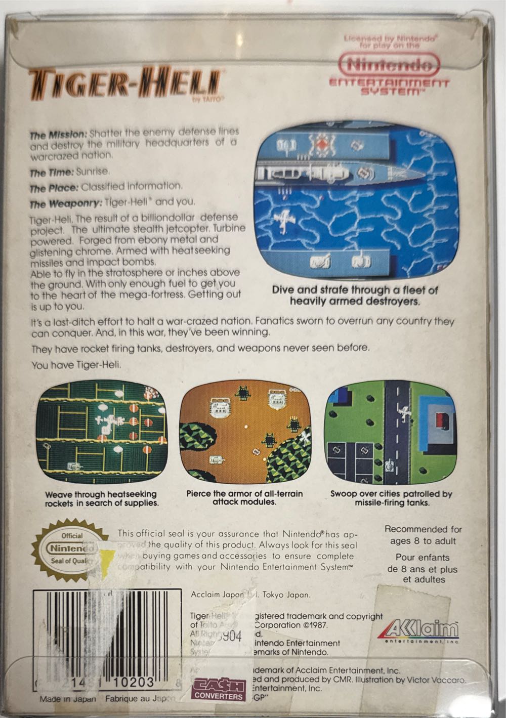 Tiger Heli - Nintendo Entertainment System (NES) (Acclaim Entertainment Inc.) video game collectible - Main Image 2