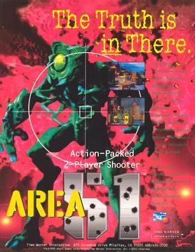 Area 51 - Sony PlayStation (Midway - 2) video game collectible [Barcode 031763122845] - Main Image 3