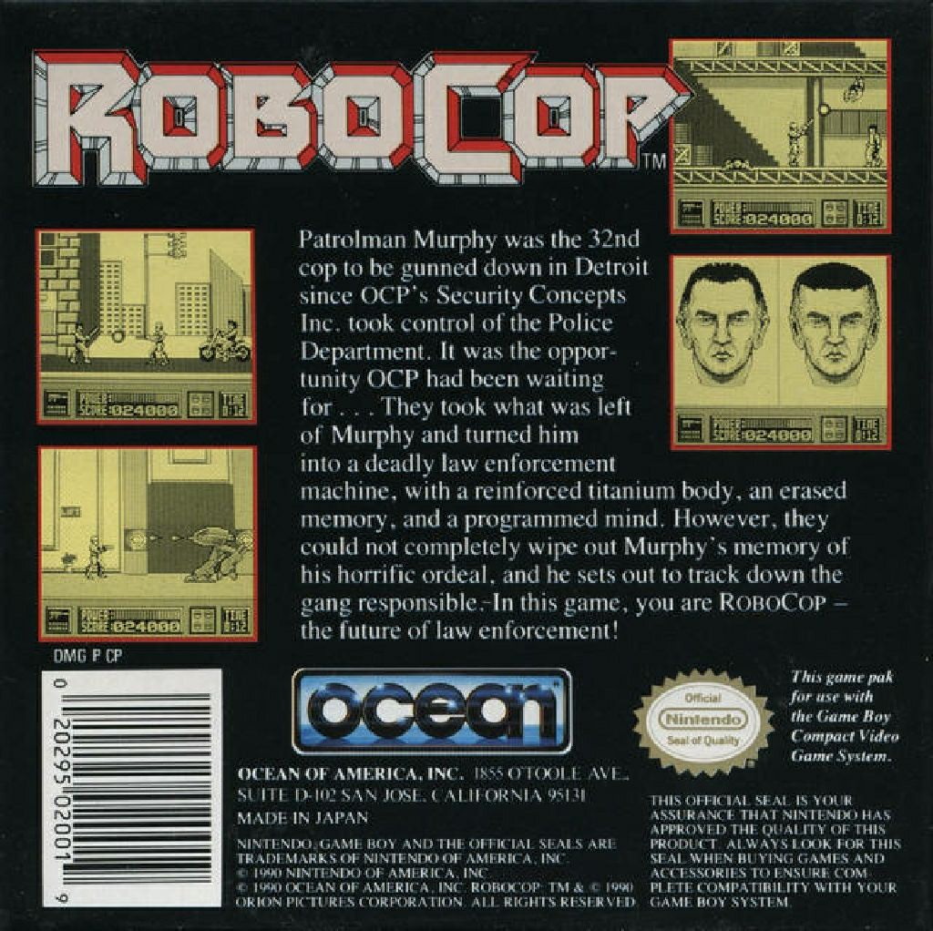 ROBOCOP - Nintendo Game Boy video game collectible - Main Image 2