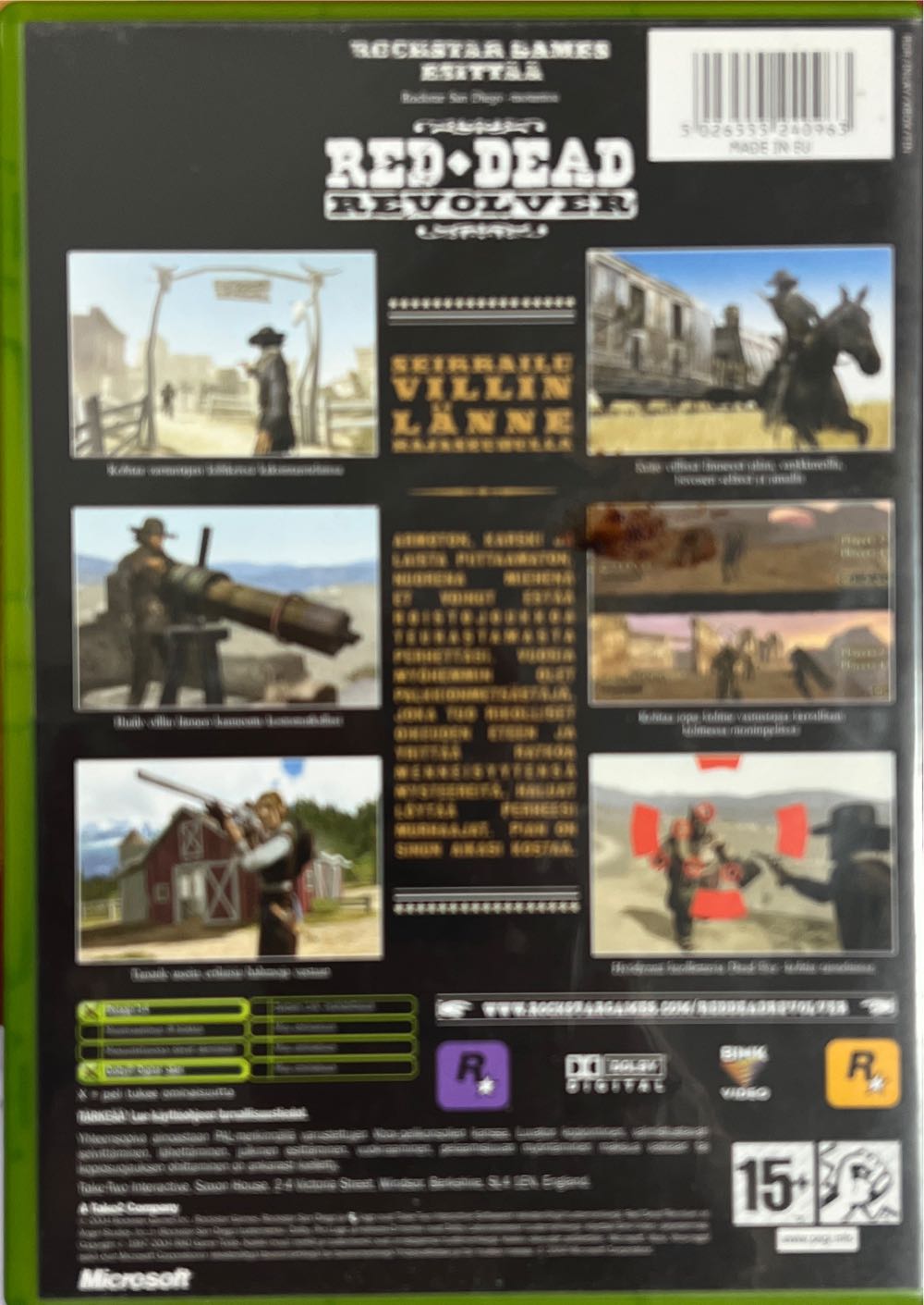 Red Dead Revolver - Microsoft Xbox video game collectible [Barcode 5026555240963] - Main Image 2