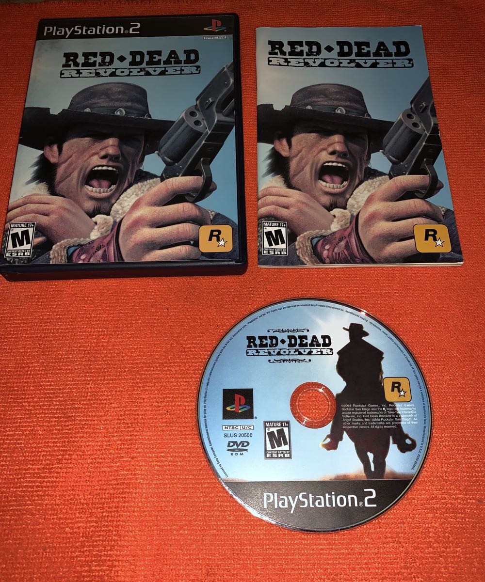 Red Dead Revolver Greatest Hits - Sony PlayStation 2 (PS2) (Rockstar Games - 1) video game collectible [Barcode 710425273797] - Main Image 3