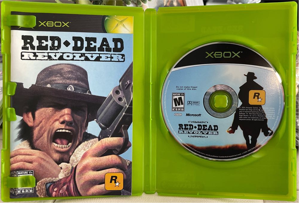 Red Dead Revolver - Microsoft Xbox (Rockstar Games - 1-4) video game collectible [Barcode 710425293788] - Main Image 3