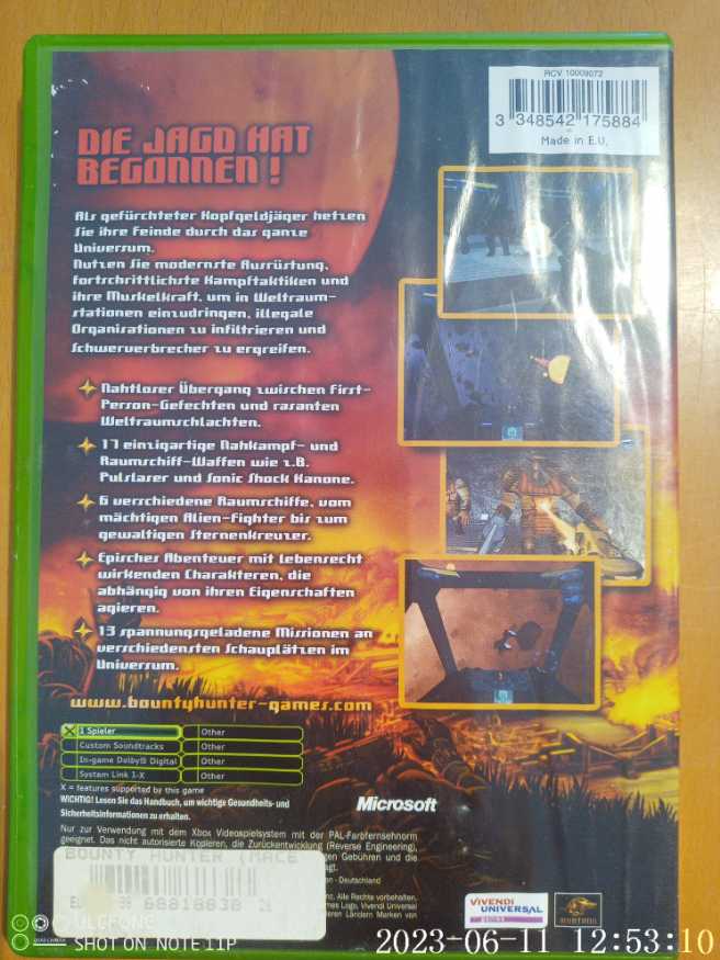 Mace Griffin Bounty Hunter - Microsoft Xbox video game collectible [Barcode 3348542175884] - Main Image 2