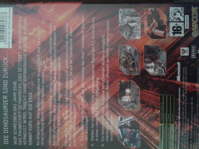 Dino Crisis 3 - Microsoft Xbox (Capcom - 1) video game collectible [Barcode 5055060960387] - Main Image 2