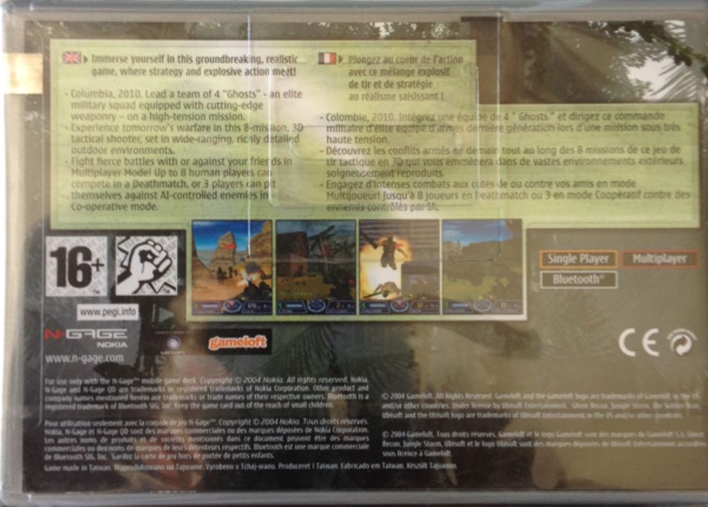 Tom Clancys Ghost Recon Jungle Storm - Nokia N-Gage (Gameloft - 2) video game collectible [Barcode 6417182325410] - Main Image 2