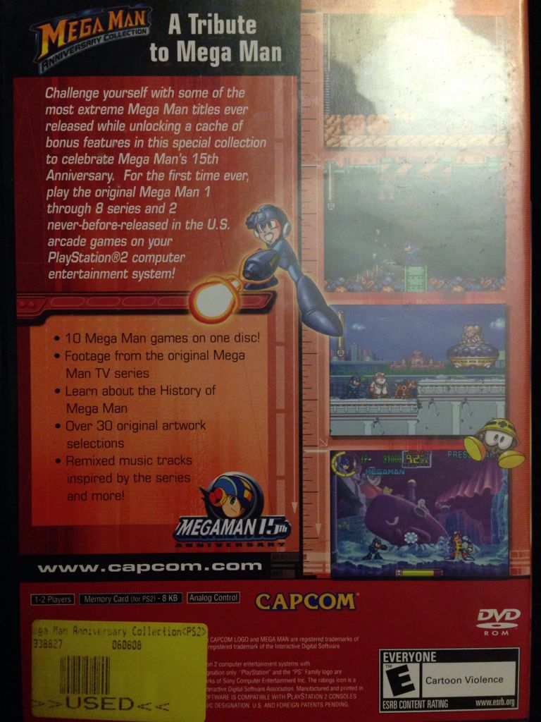 Megaman Anniversary Collection - Sony PlayStation 2 (PS2) video game collectible - Main Image 2