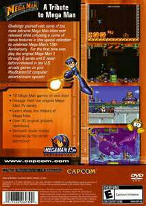 Megaman Anniversary Collection - Sony PlayStation 2 (PS2) (Capcom) video game collectible - Main Image 2