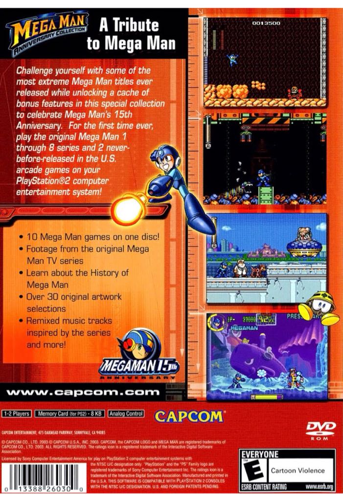 Megaman Anniversary Collection - Sony PlayStation 2 (PS2) video game collectible - Main Image 2
