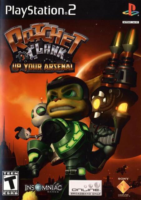 Ratchet and Clank: Up Your Arsenal - Sony PlayStation 2 (PS2) (4) video game collectible - Main Image 1