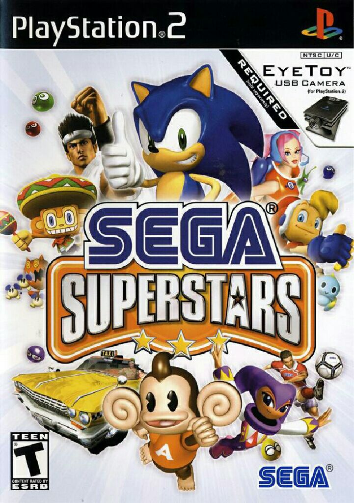 Sega Superstars - Sony PlayStation 2 (PS2) video game collectible [Barcode 5060004763399] - Main Image 1