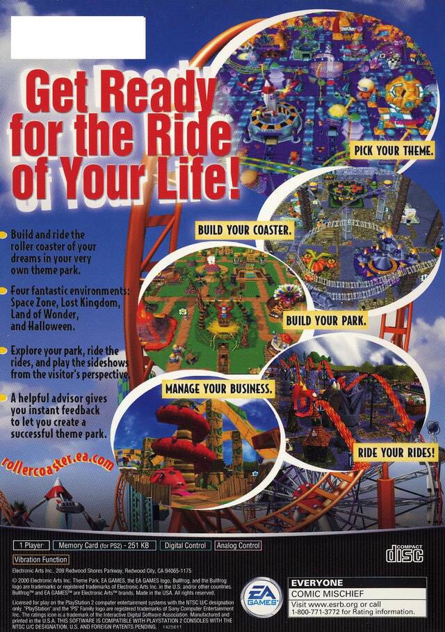 Rollercoaster World - Sony PlayStation 2 (PS2) (Midas Interactive Entertainment - 1) video game collectible [Barcode 5036675013590] - Main Image 2