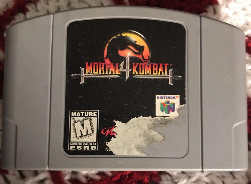 Mortal Kombat 4 - Nintendo 64 (N64) (Midway - 1-2) video game collectible [Barcode 031719198016] - Main Image 3