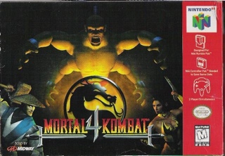 Mortal Kombat 4 - Nintendo 64 (N64) (Nintendo - 2) video game collectible - Main Image 1