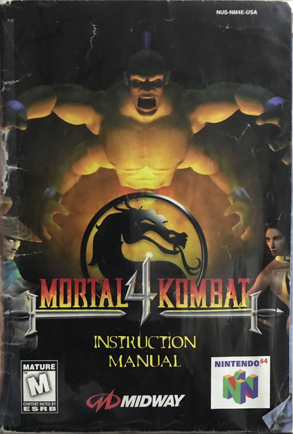 Mortal Kombat 4 - Nintendo 64 (N64) (Nintendo - 2) video game collectible - Main Image 4