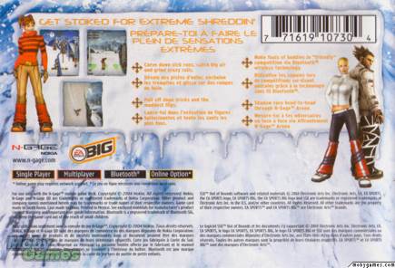 SSX - Out of Bounds - Nokia N-Gage video game collectible [Barcode 771619107304] - Main Image 2